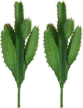 2Pcs Real Looking Artificial Cactus Plant DIY Material for Home Decorat