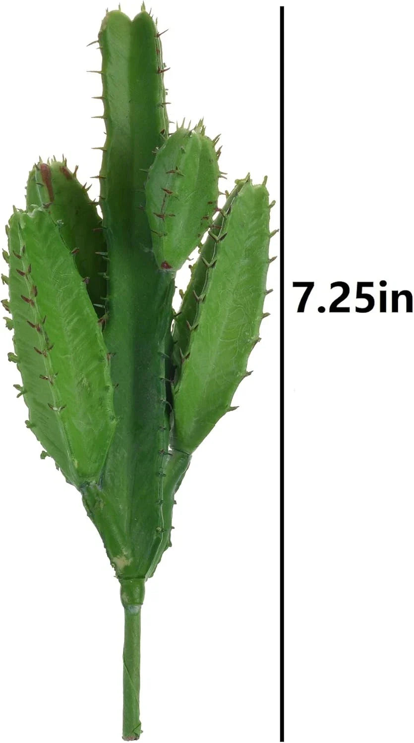 2Pcs Real Looking Artificial Cactus Plant DIY Material for Home Decorat